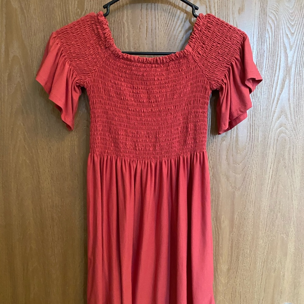 TJ Max off the shoulder conch dress
